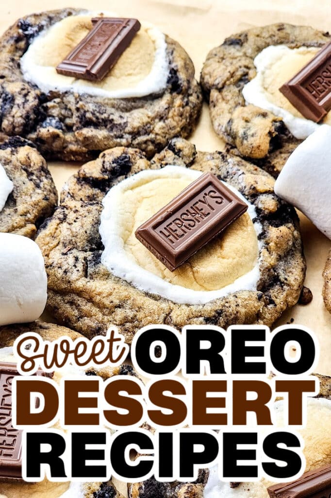 Oreo Dessert Recipes -S’mores Oreo Cookies