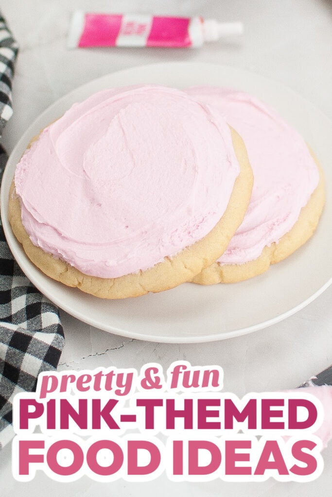 Pink Food Ideas-Copycat Crumbl Pink Sugar Cookies