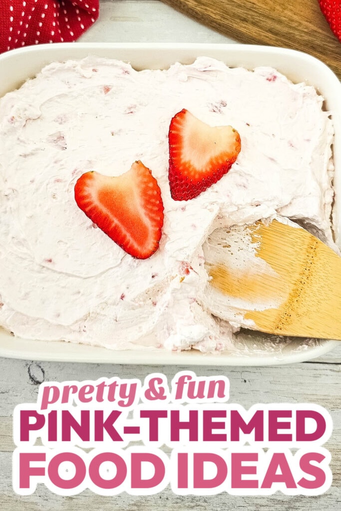 Pink Food Ideas-Strawberry Cheesecake Dip
