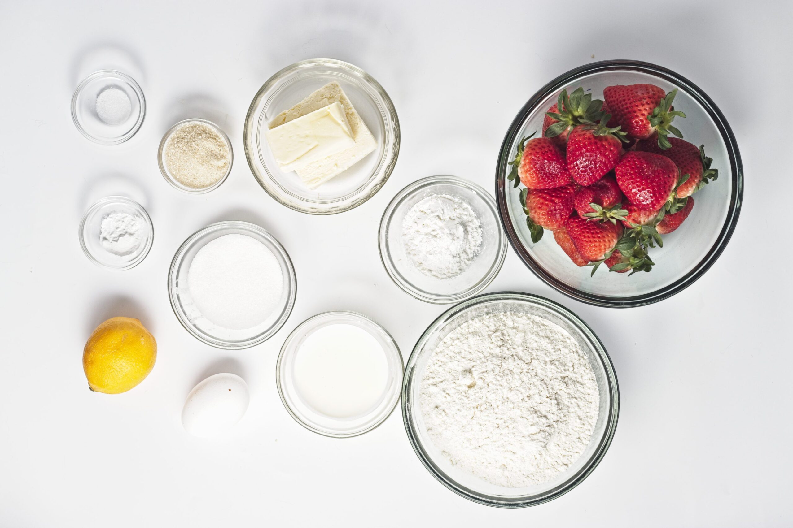 Strawberry Hand Pies Process Ingredients
