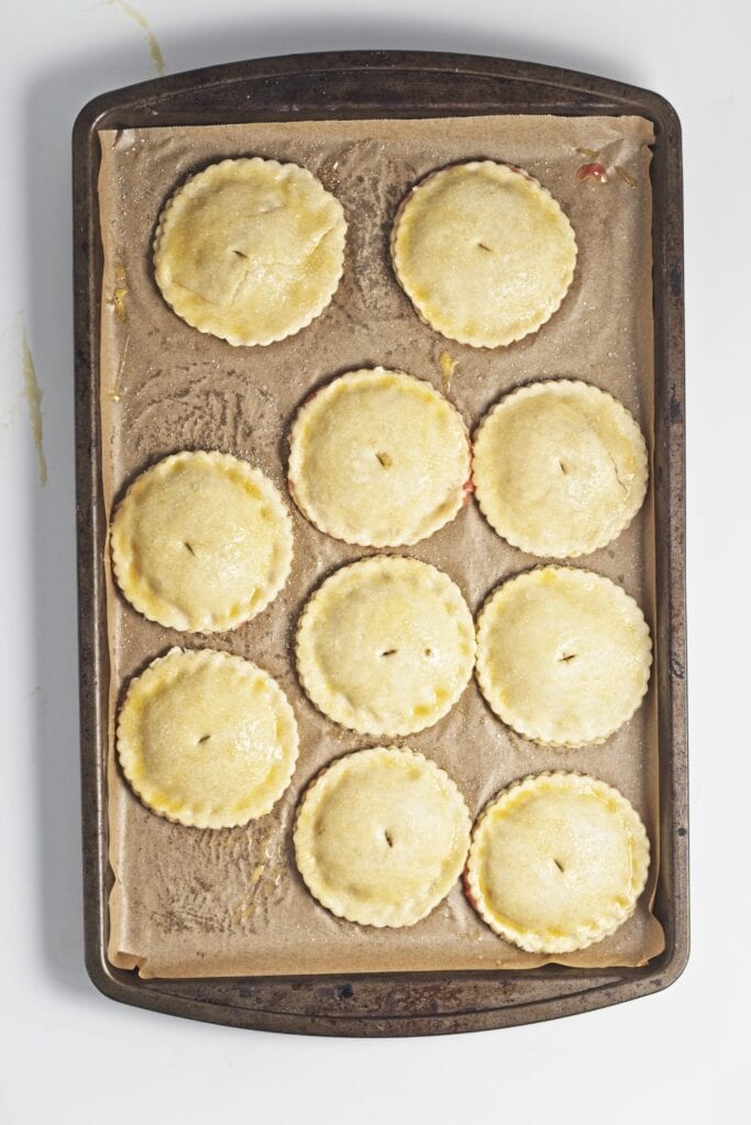Strawberry Hand Pies Process Photo