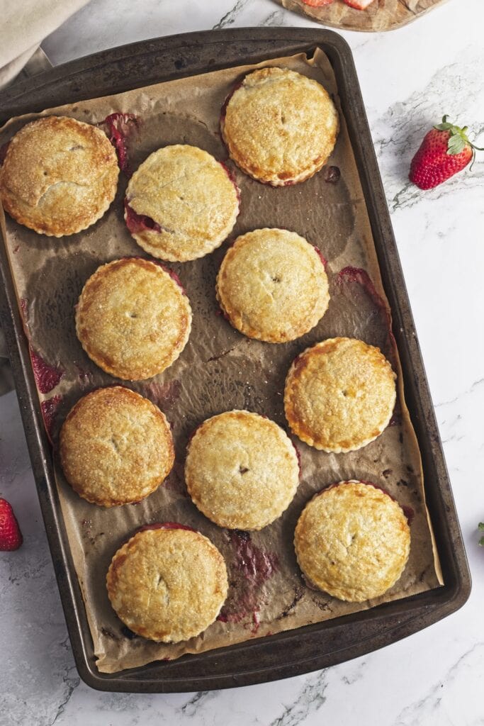 Strawberry Hand Pies Process Photo