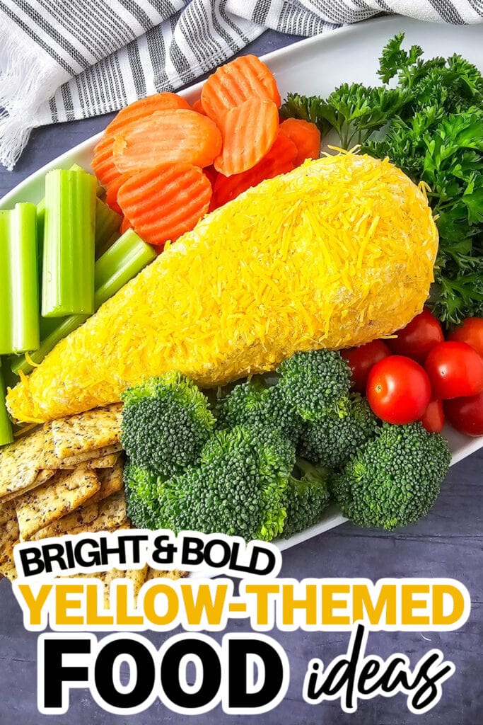 Yellow Food Ideas-Carrot Cheeseball