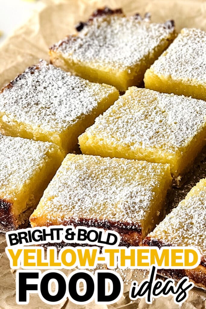 Yellow Food Ideas-Lemon Bars