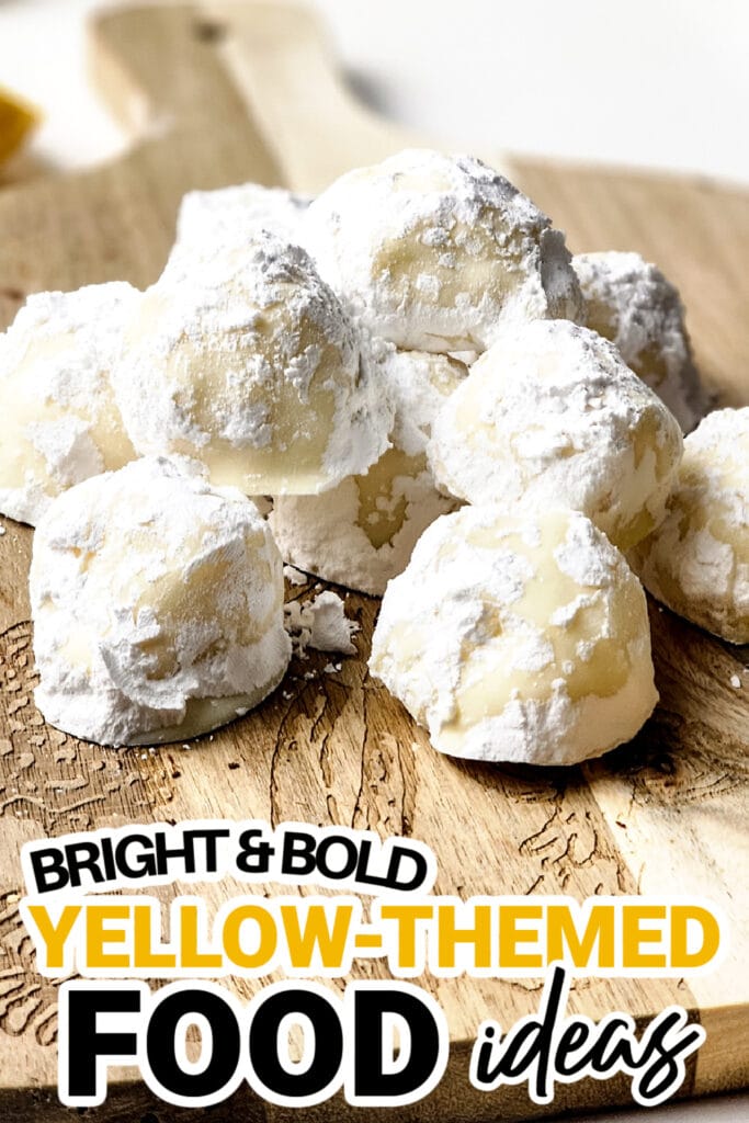 Yellow Food Ideas-Sweet Lemon Bar Truffles