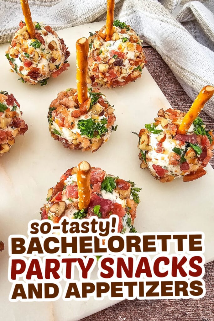 bachelorette party snacks- Cracked Out Cheeseball Bites