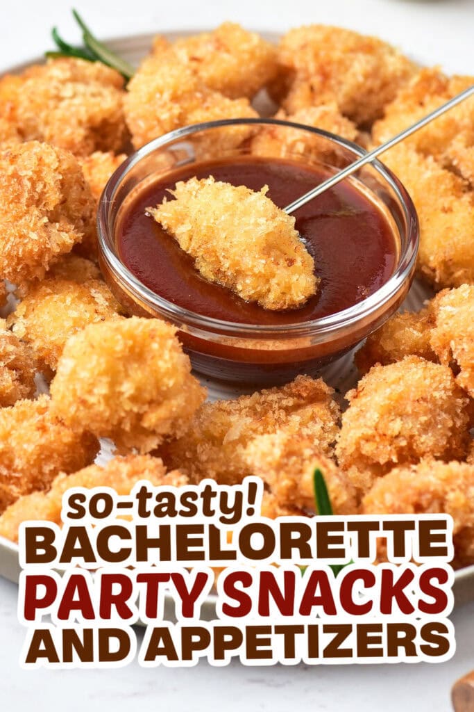 bachelorette party snacks- Popcorn Chicken Bites