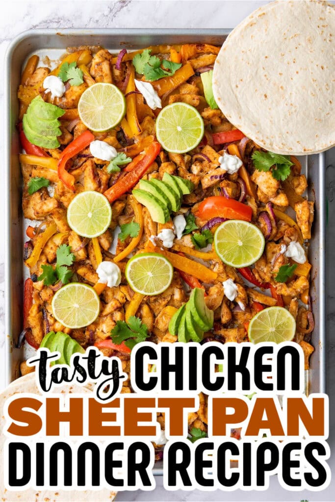 chicken sheet pan dinner - Sheet Pan Chicken Fajitas