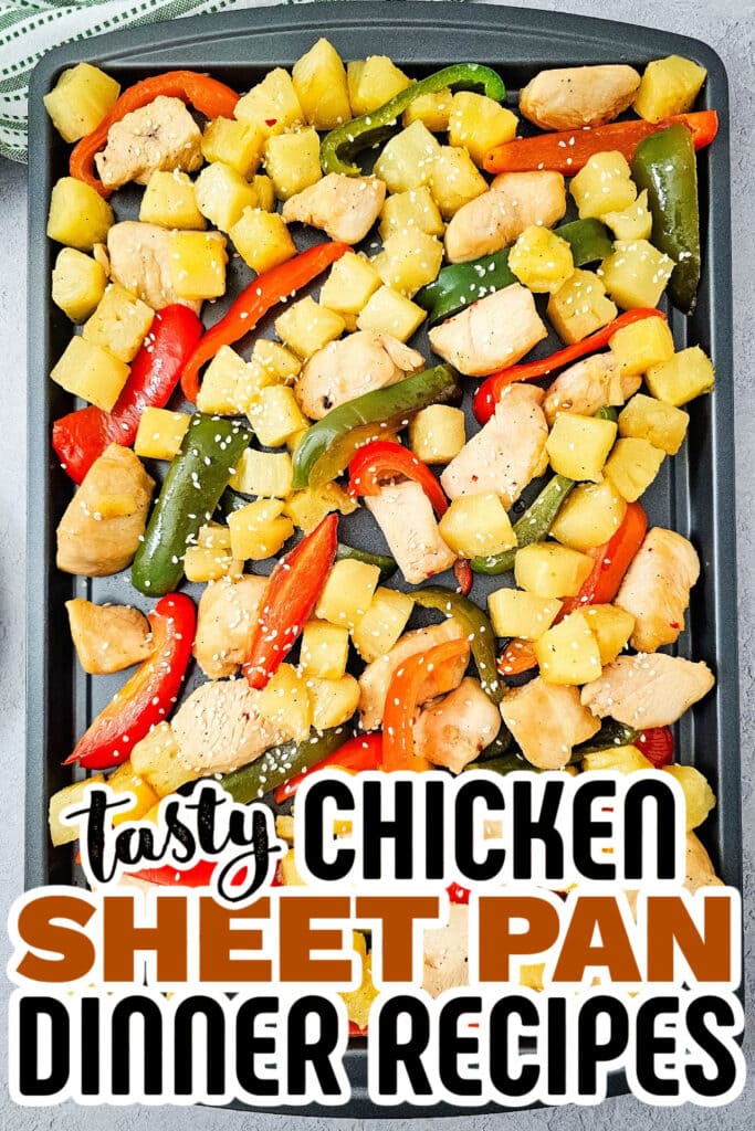 chicken sheet pan dinner - Sheet Pan Pineapple Teriyaki Chicken