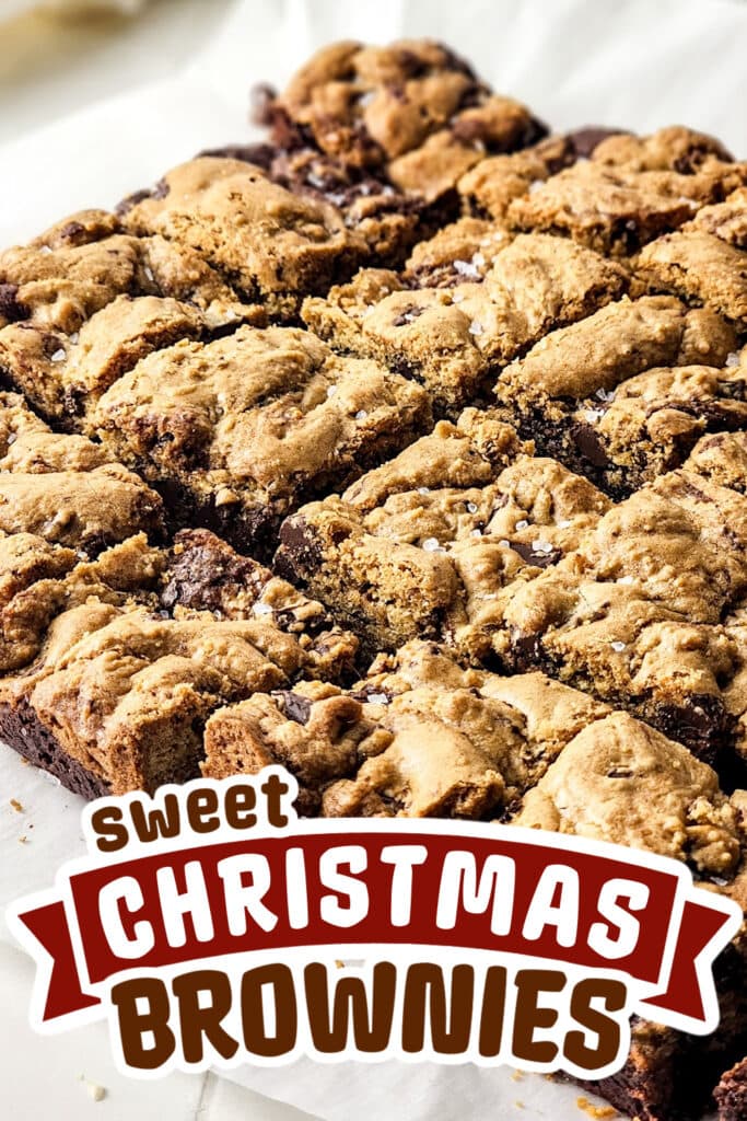 christmas brownies - Brookies Bliss