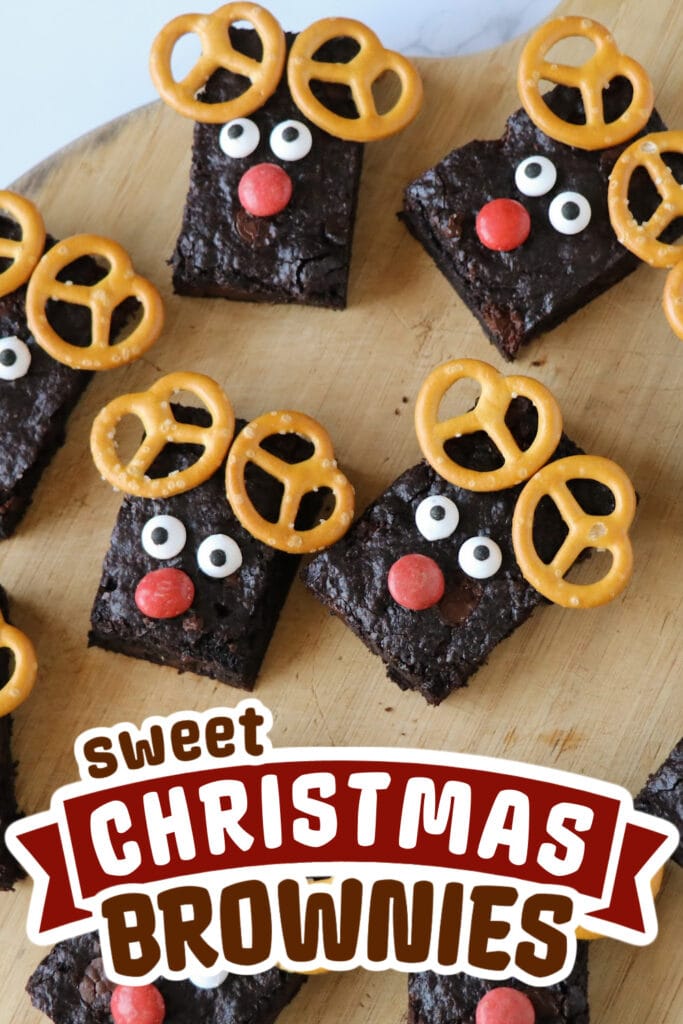 christmas brownies - Christmas Rudolph Brownies