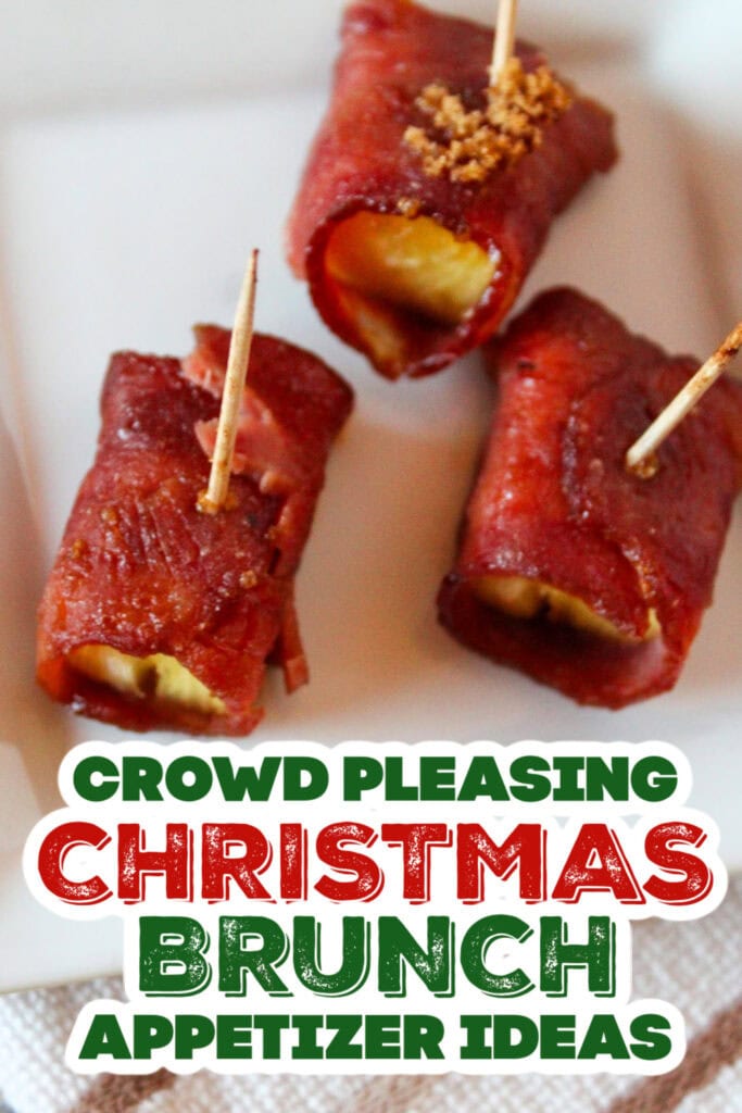 christmas brunch appetizer - Bacon-Wrapped Pineapple