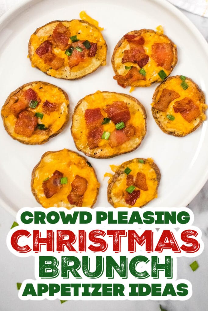 christmas brunch appetizer - Bacon and Cheese Potato Slices