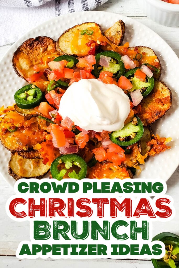 christmas brunch appetizer - Cheesy Baked Irish Nachos
