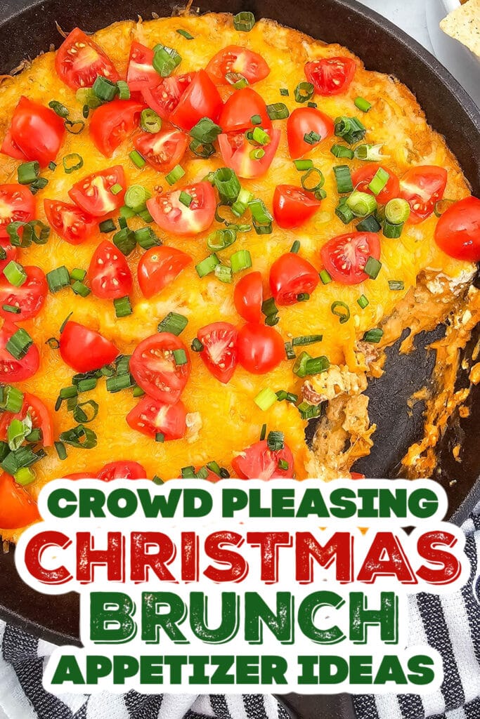 christmas brunch appetizer - Cheesy Texas Trash Dip