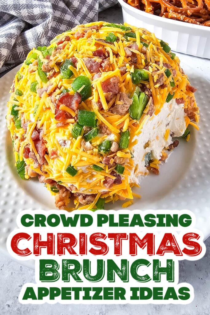 christmas brunch appetizer - Jalapeno Popper Cheeseball