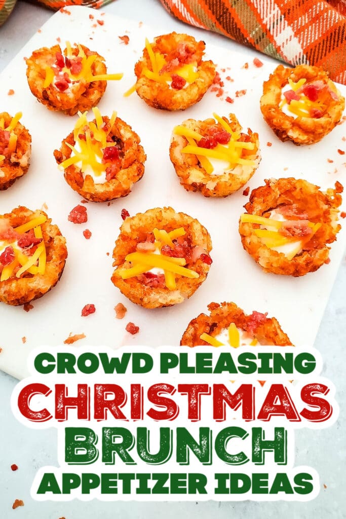 christmas brunch appetizer - Loaded Tater Cups