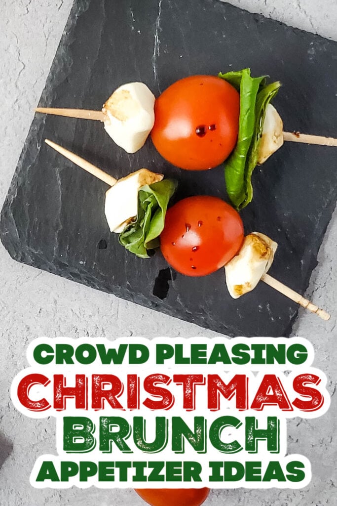 christmas brunch appetizer - Luxurious Caprese Skewers