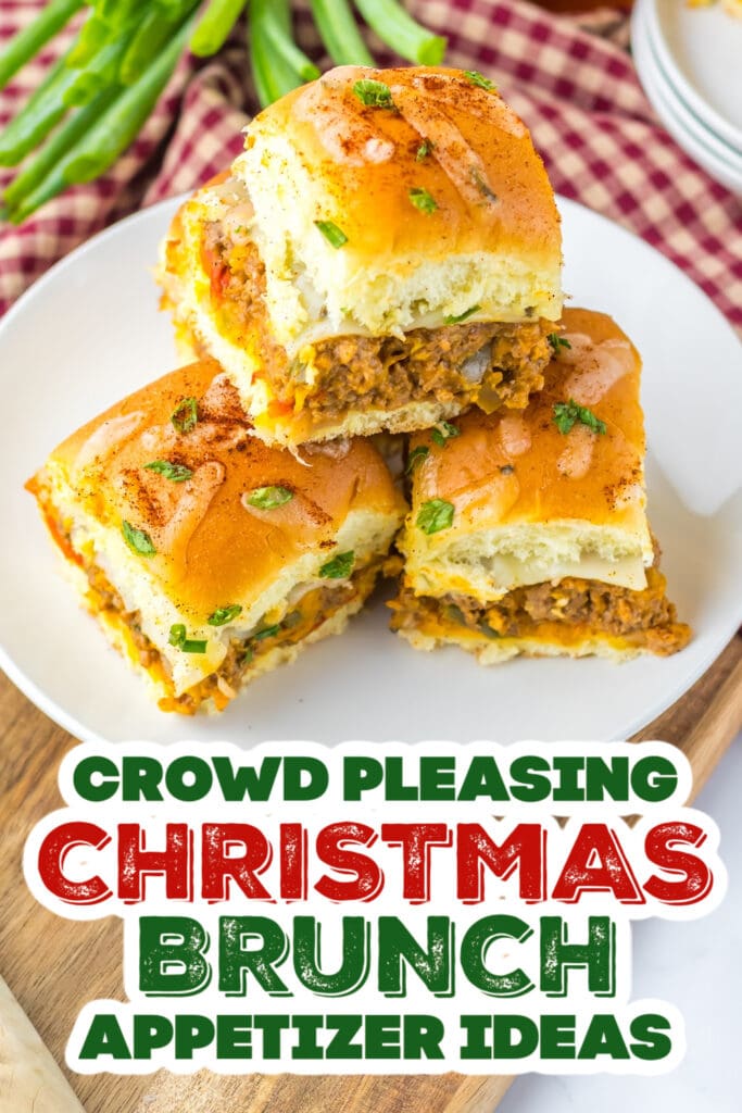 christmas brunch appetizer - Sloppy Joe Enchilada Sliders