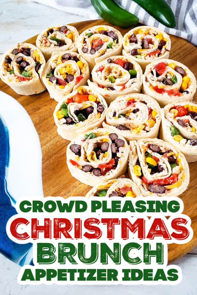 christmas brunch appetizer - Southwest Chicken Pinwheels