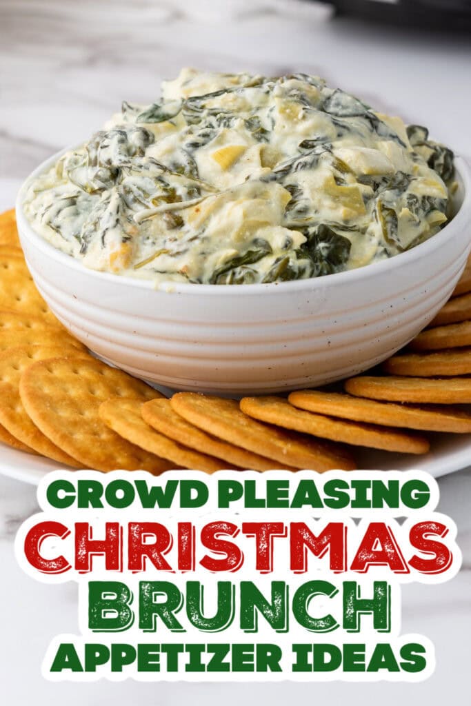 christmas brunch appetizer - Spinach Artichoke Dip
