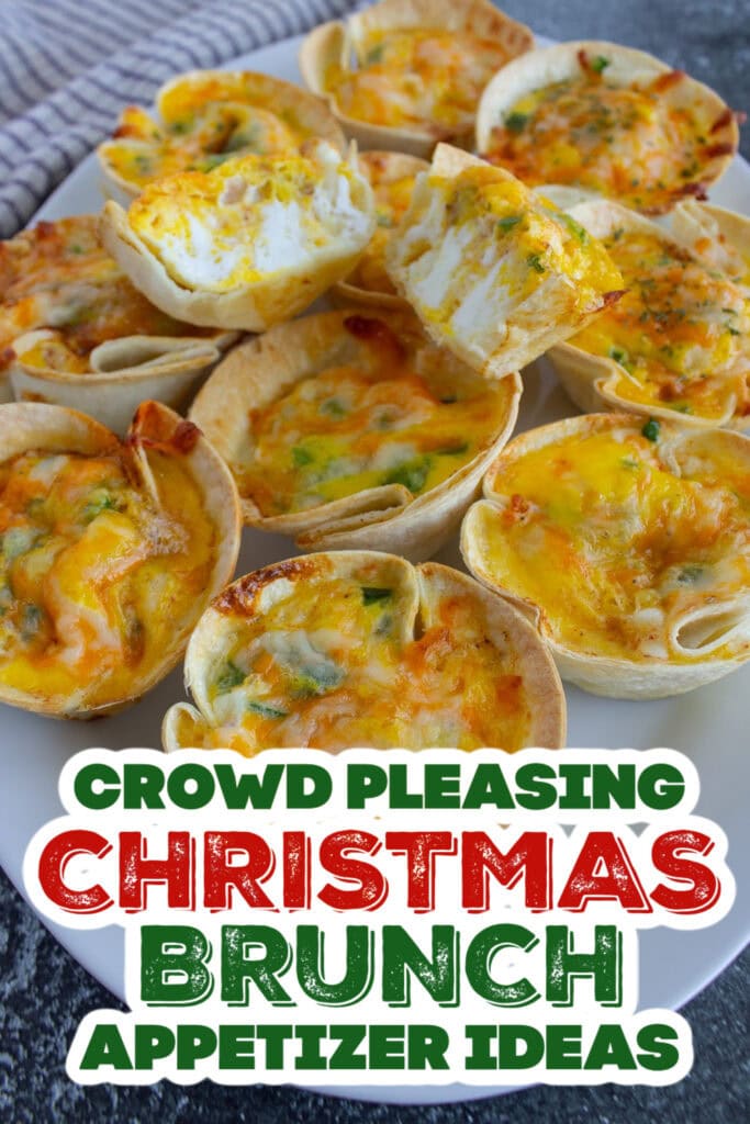 christmas brunch appetizer - Three Cheese Mini Quiches