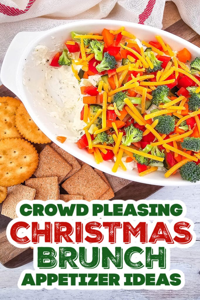 christmas brunch appetizer - Veggie Pizza Dip
