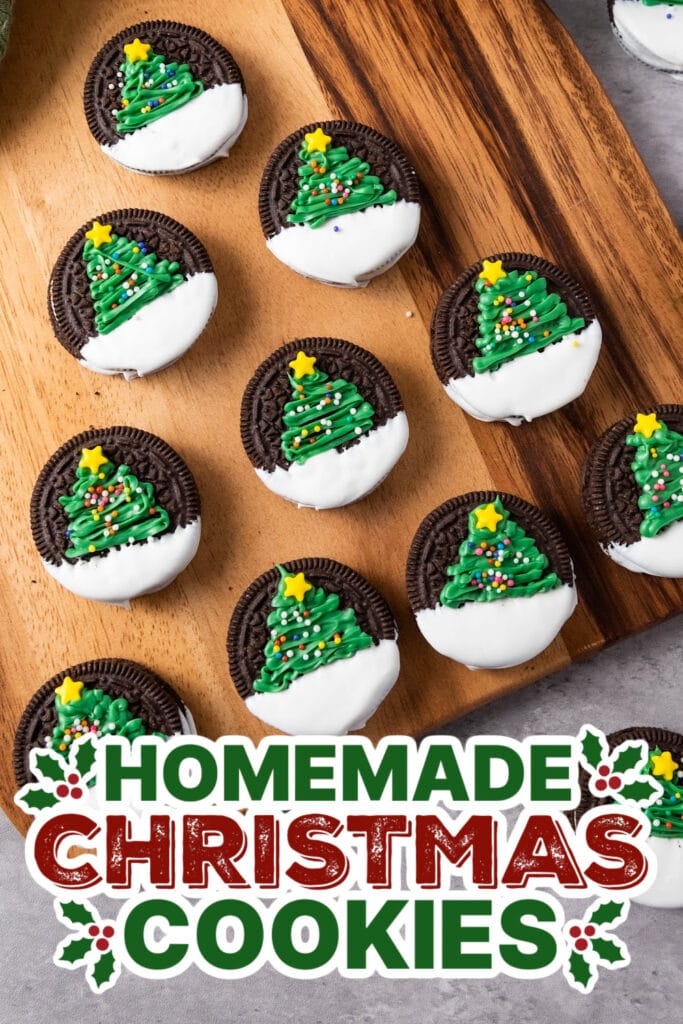 20+ Decorated Christmas Cookies 17 christmas cookies -Christmas Tree Oreos