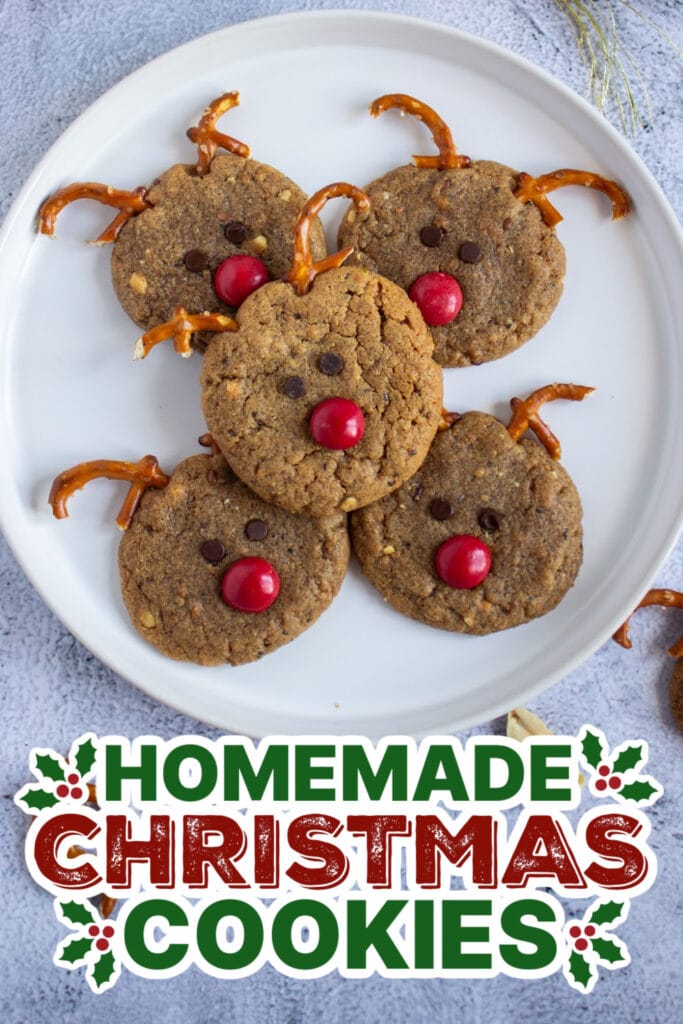 20+ Decorated Christmas Cookies 12 christmas cookies -Reindeer Cookies