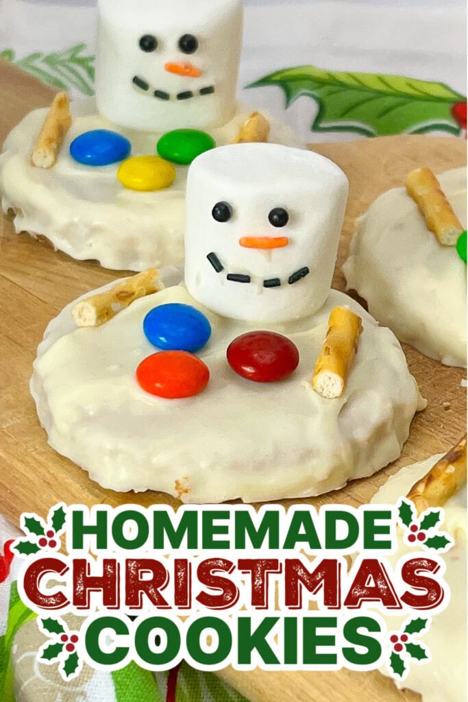 20+ Decorated Christmas Cookies 9 christmas cookies -Snowman Peanut Butter Cookies