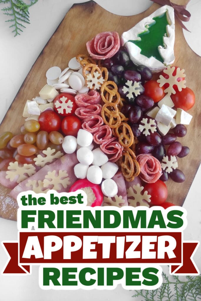 friendmas appetizers - Christmas Tree Charcuterie Board