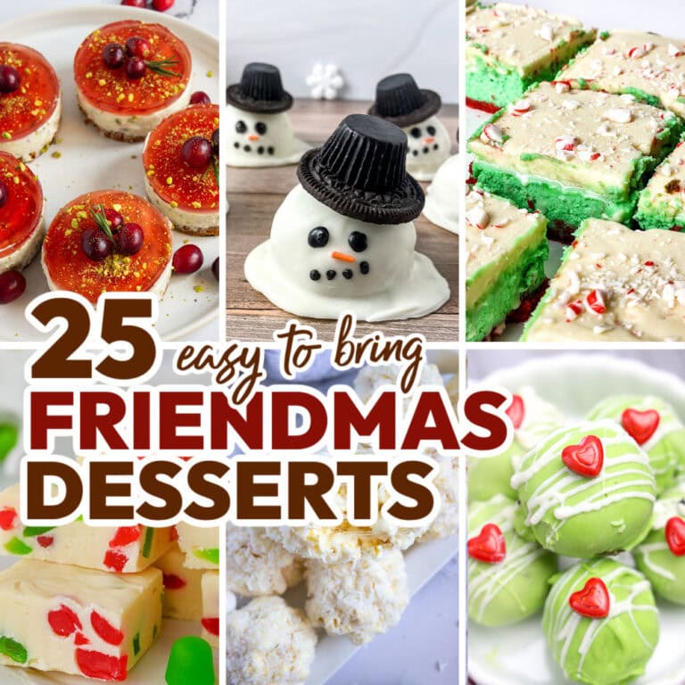 25 Easy-to-Bring Friendmas Dessert Ideas