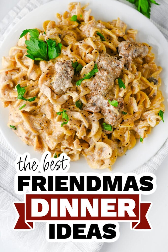friendmas dinners - Crockpot Beef Stroganoff