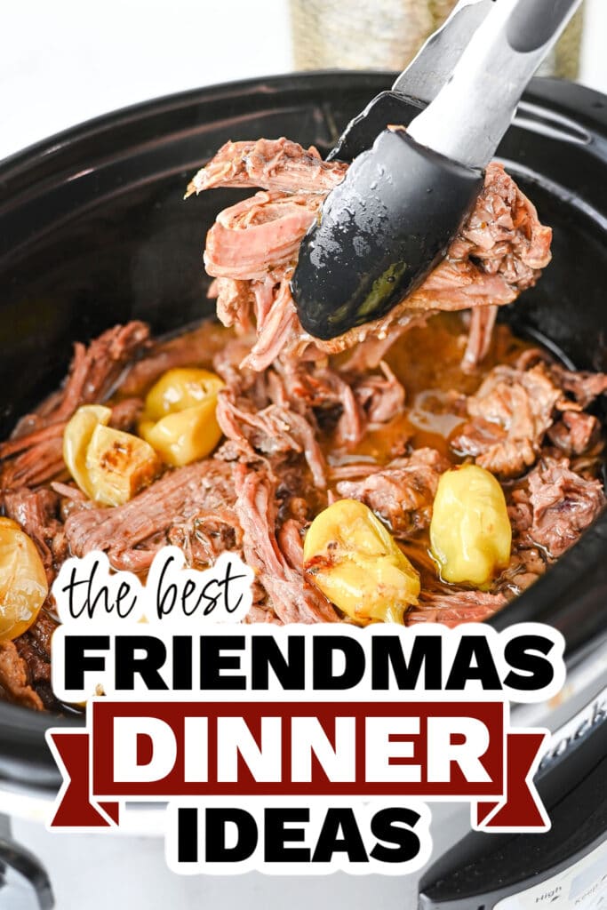 friendmas dinners - Crockpot Mississippi Pot Roast