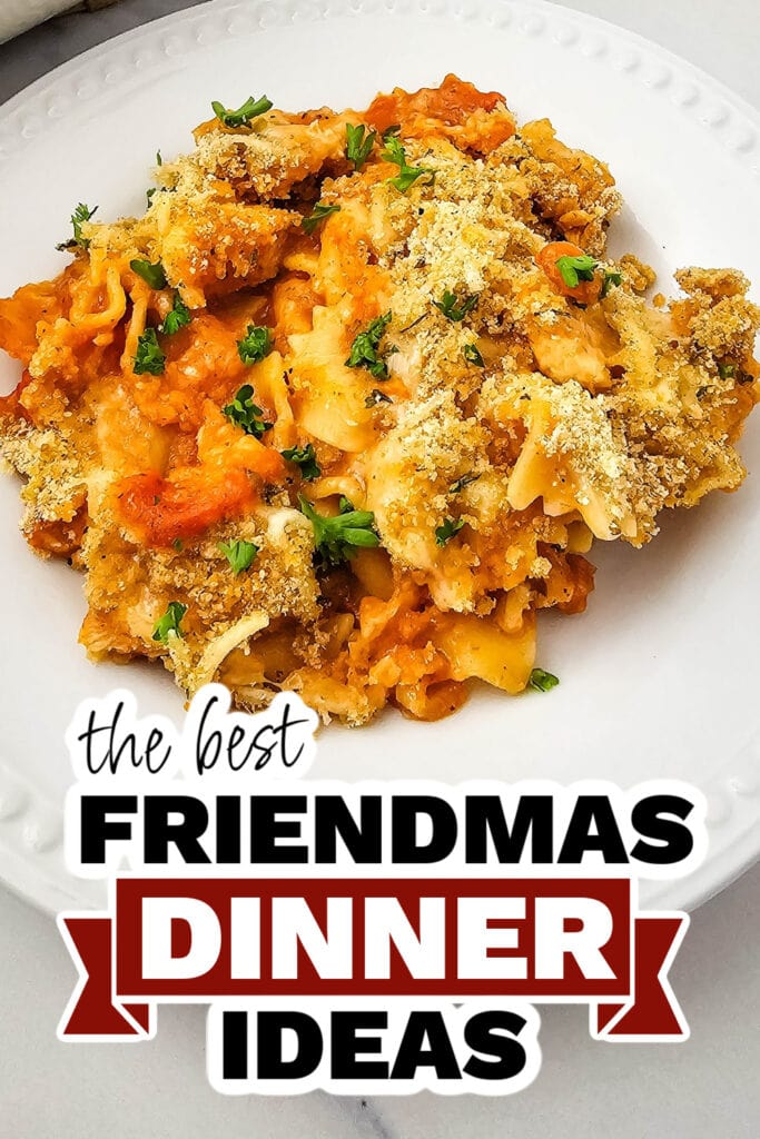 friendmas dinners - Dump-and-Bake Chicken Parmesan Casserole
