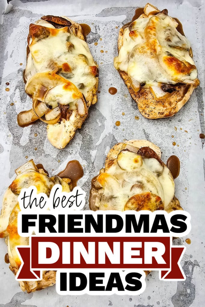 friendmas dinners - Sheet Pan Bourbon Smothered Chicken