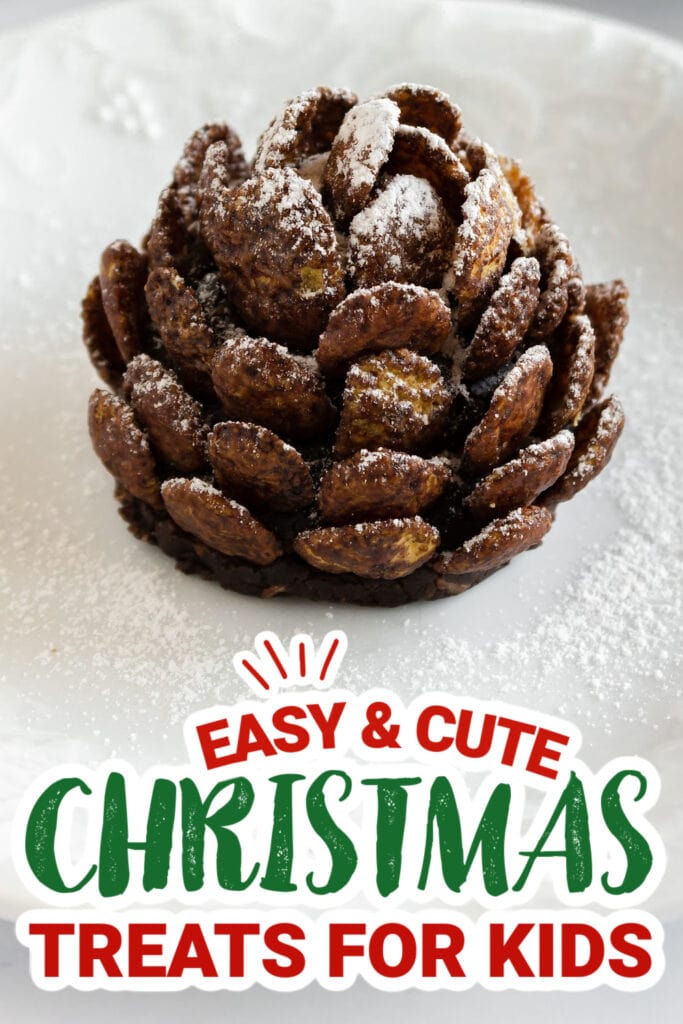 kids christmas treats-Christmas Edible Chocolate Pine Cones