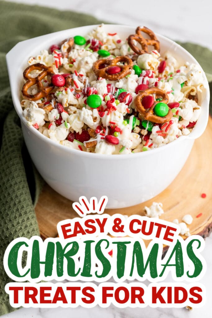 kids christmas treats-Christmas Popcorn