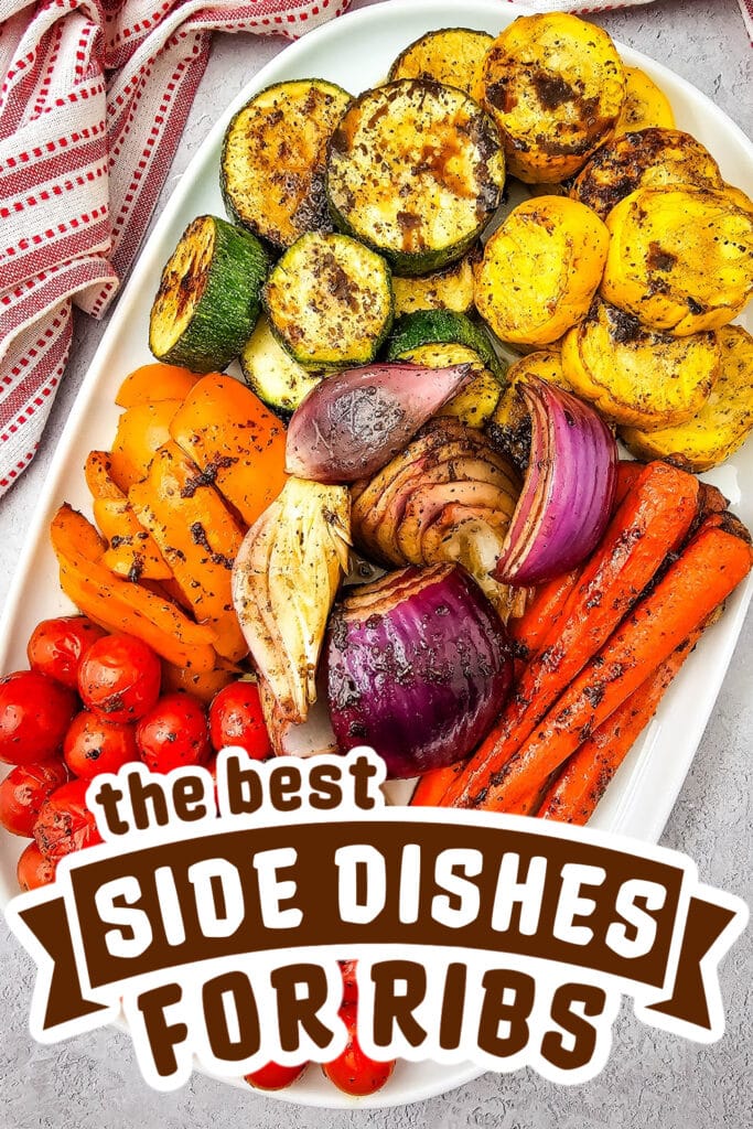 side dishes for ribs - Grilled Vegetable Platter