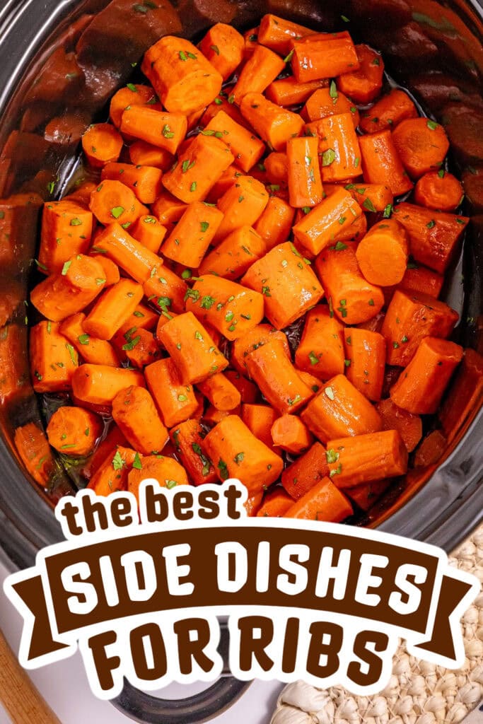 side dishes for ribs - Slow Cooker Glazed Carrots