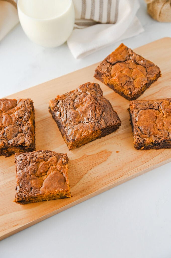 Gingerbread Brownies Process Photo