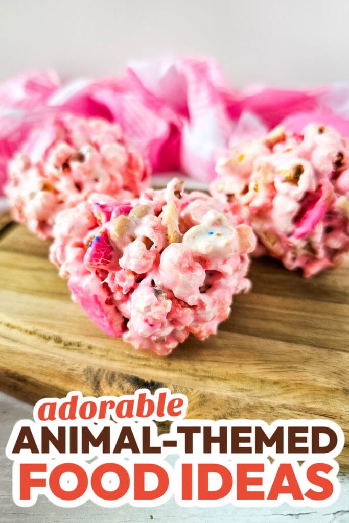 Animal-Themed Food Ideas-Circus Animal Cookie Popcorn Balls
