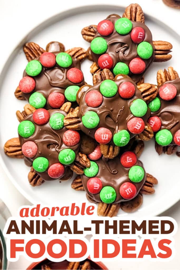 Animal-Themed Food Ideas-Holiday Turtles