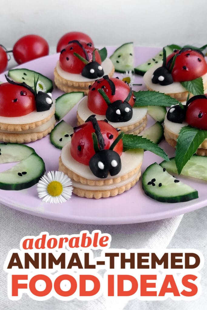 Animal-Themed Food Ideas-Ladybug Appetizer