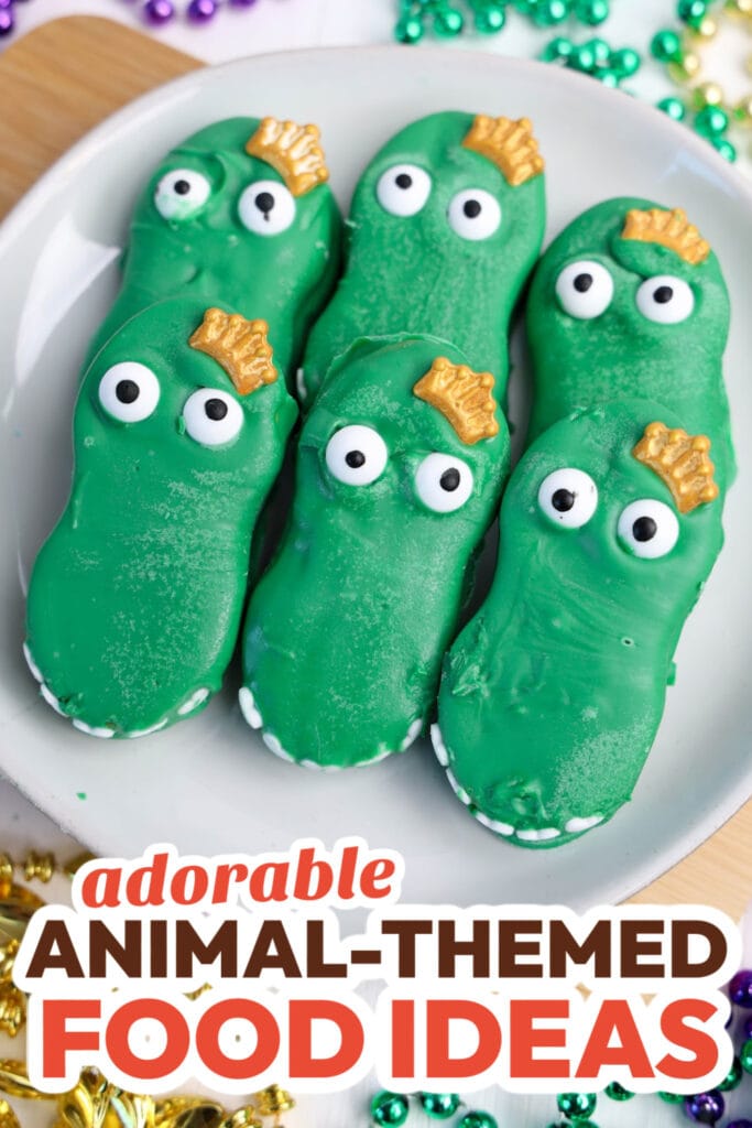 Animal-Themed Food Ideas-Mardi Gras Alligators