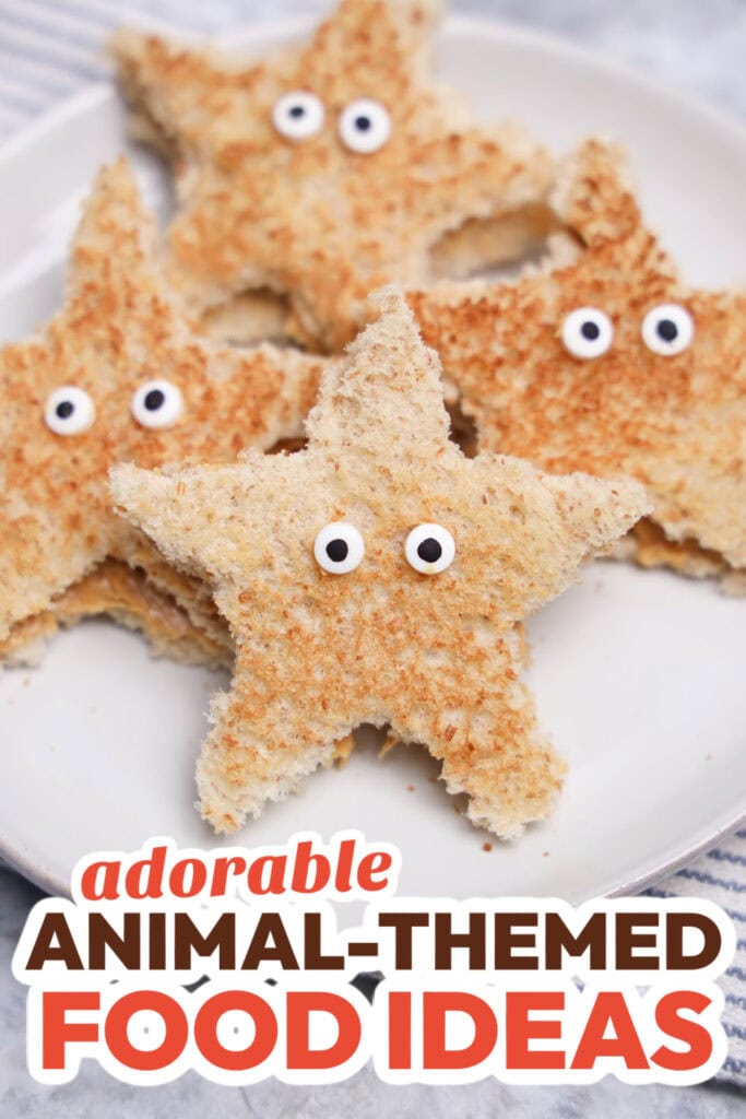 Animal-Themed Food Ideas-Starfish Sandwiches