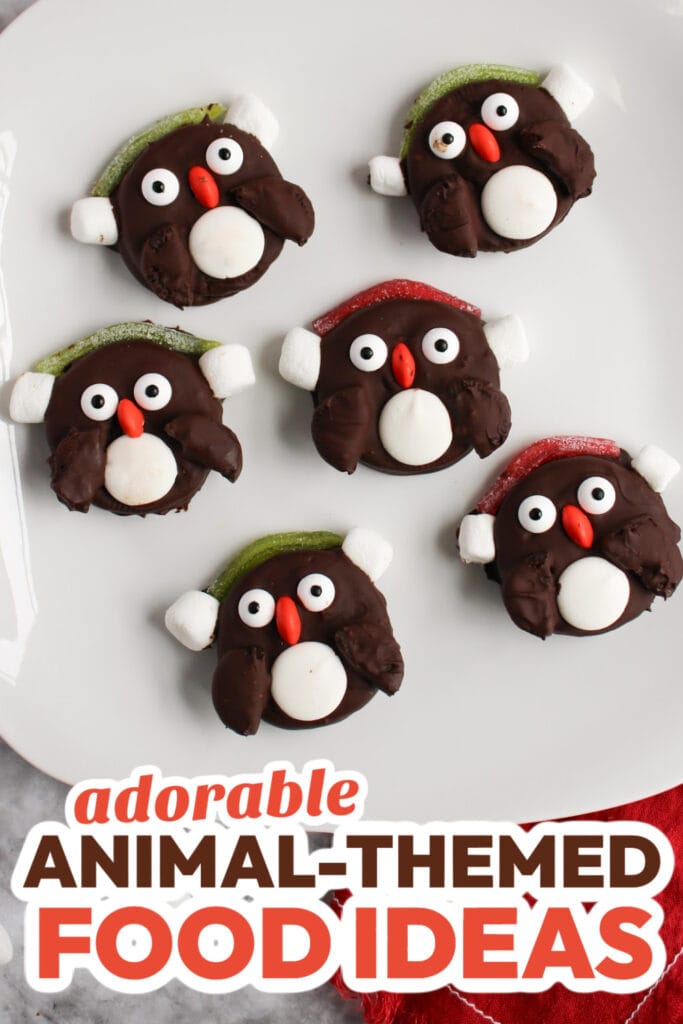 Animal-Themed Food Ideas-Winter Penguin Oreos