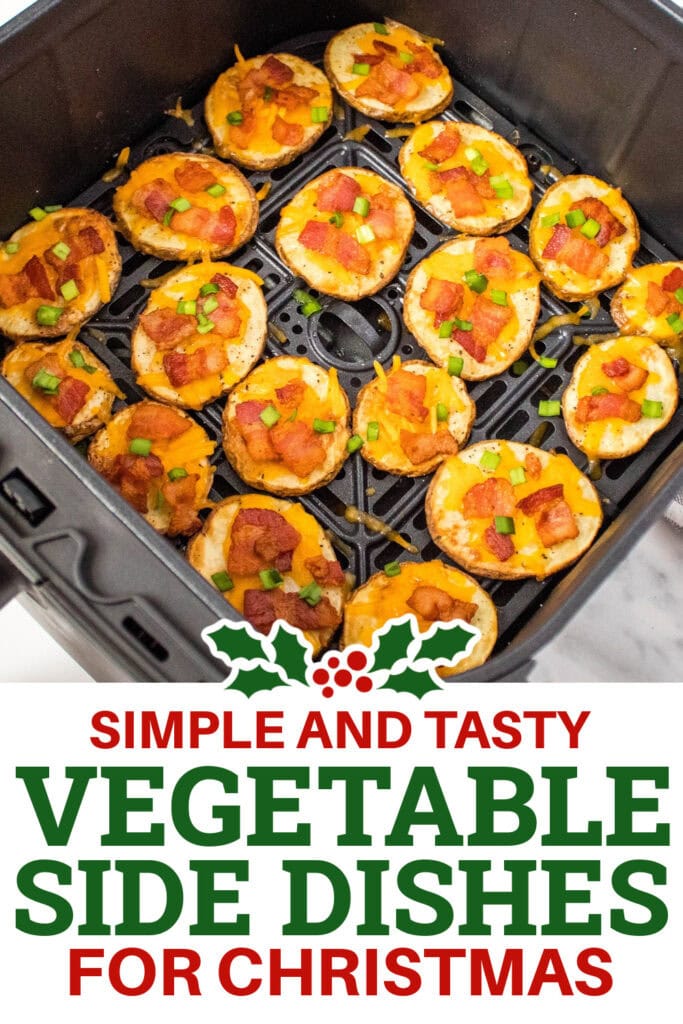 Christmas Vegetable Sides - Bacon and Cheese Potato Slices