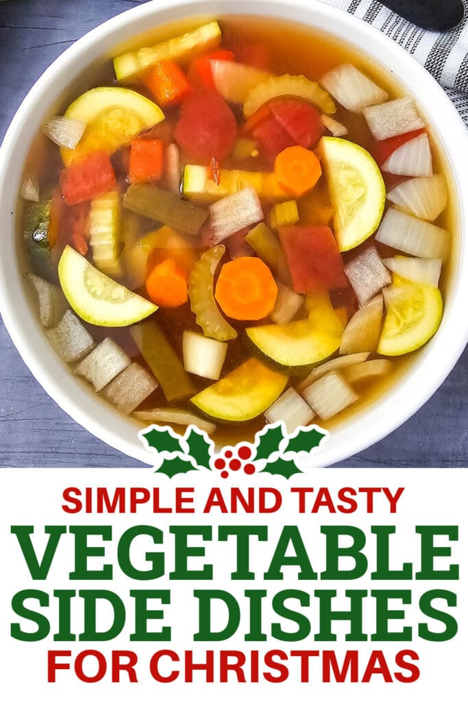 Christmas Vegetable Sides - Crockpot Vegetable Soup