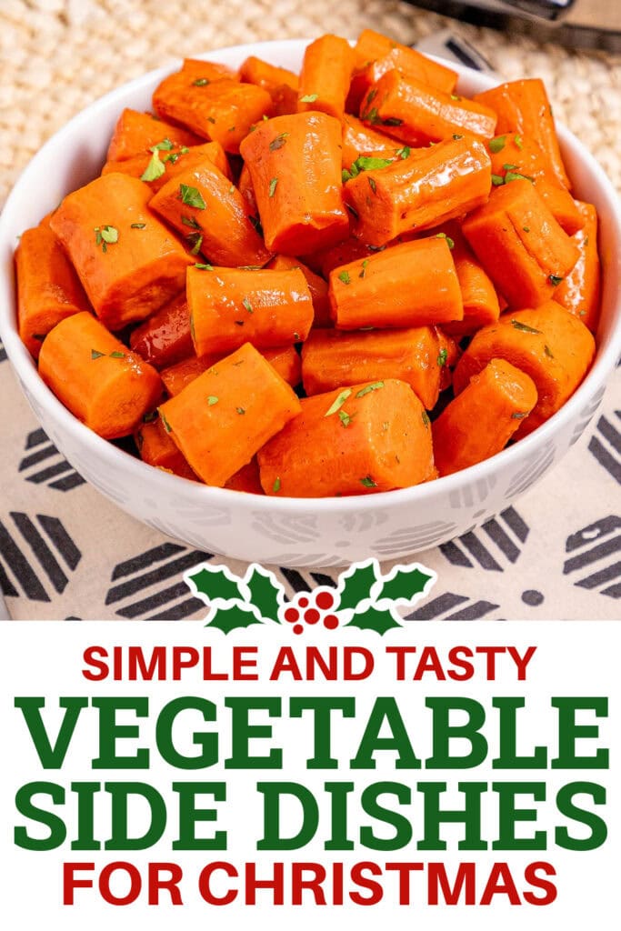 Christmas Vegetable Sides - Slow Cooker Glazed Carrots copy